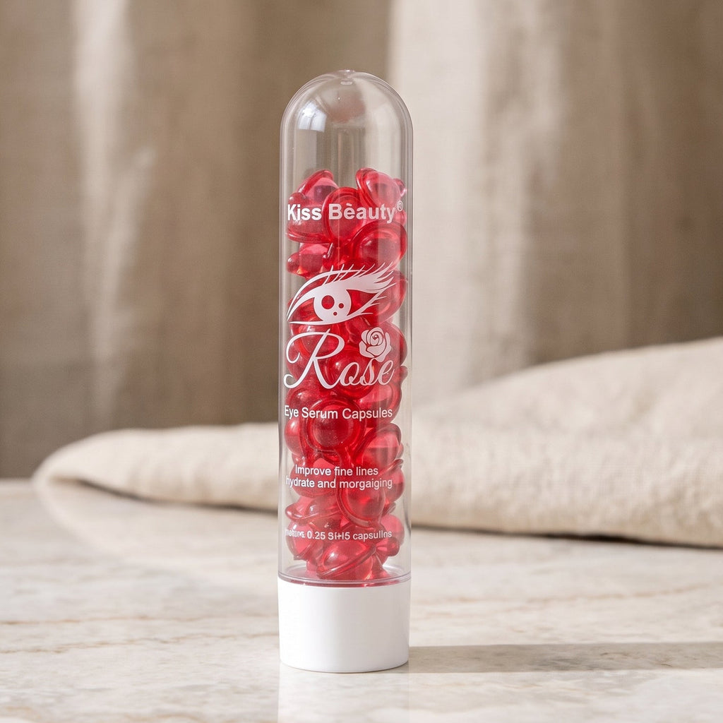 Sérum Contorno De Ojos Kiss Beauty Rose 90 Cápsulas