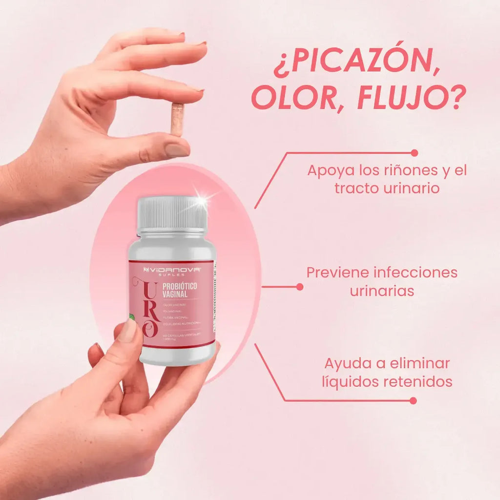 URO Probiótico urinario mujer vag  1000 mg 60 caps -
